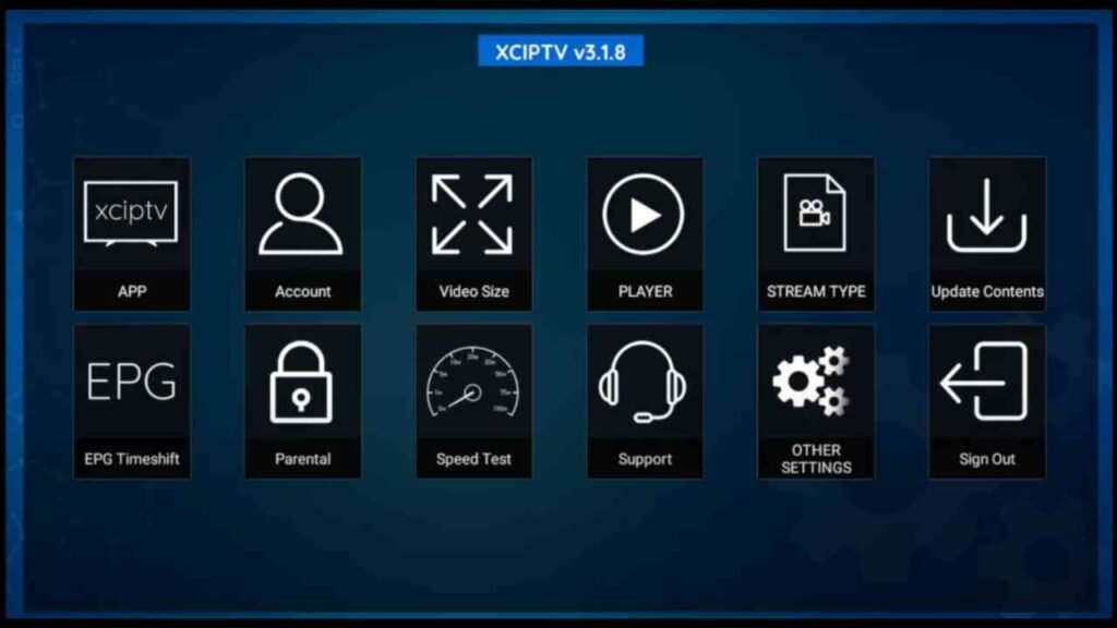 XCIPTV Player App